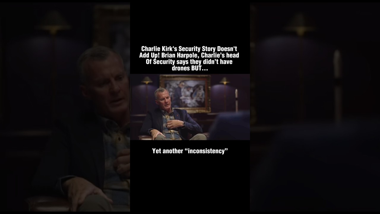 Why is Charlie Kirk’s head of security lying about drones? 