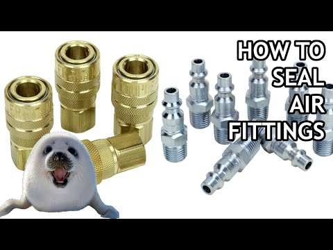 How to Seal Air Tool Fittings! Max's Tech