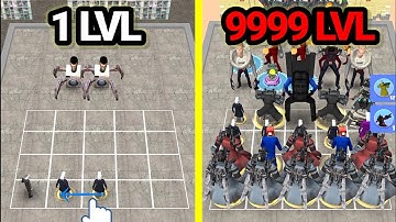 MAX LEVEL Merge Master Zombie Evolution Battle Gameplay (111-120)