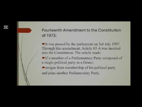 The 13th-5th Amendment to the 1973 Constitution Part I - YouTube