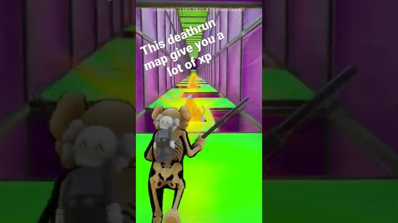 Unlimited fortnite xp deathrun map👍🏽🤫