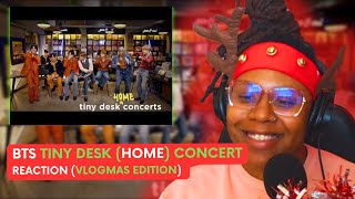 They Sound AMAZING! BTS Tiny Desk (Home) Concert REACTION | Chrshy Reacts (Vlogmas Day 2)