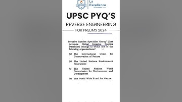 Video: 1 | Cracking UPSC Prelims: PYQs Reverse Engineering | Rachana Raj | La Excellence IAS