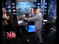 شجار بالكراسي على قناة الفراعين و هروب المذيعة 