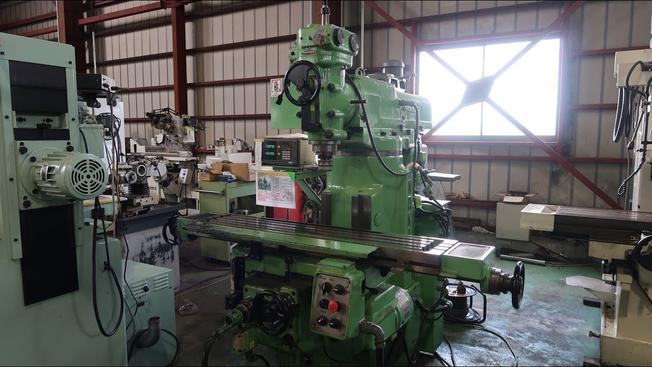 25273 MAKINO 牧野フライス製作所 2KGA ラム型フライス盤 ギヤ頭 動作
