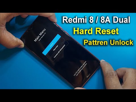 Xiaomi Redmi 8A Hard Reset | Redmi 8A Dual Pattren Unlock || Factory Reset #2022
