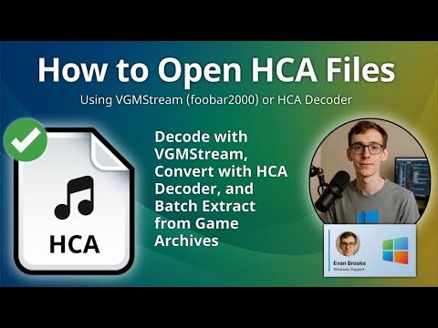 HCA File Extension: CRI Middleware High Compression Audio Decoding