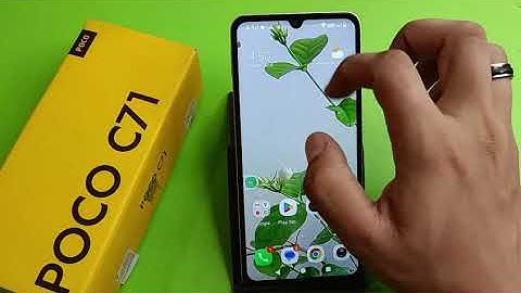 Poco C71: Hoe maak ik een schermopname met stem?