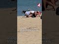 Wild brawl breaks out at San Francisco beach