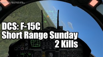 DCS: F-15C - Short Range Sunday - Double Kill!