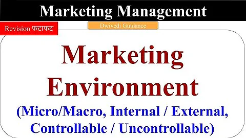 Marketing Environment in marketing management, marketing environment micro and macro, BBA, MBA, BCom - DayDayNews