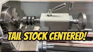 Vevor Mini Lathe MX 400 Part 10 - Centering the Tail Stock Complete