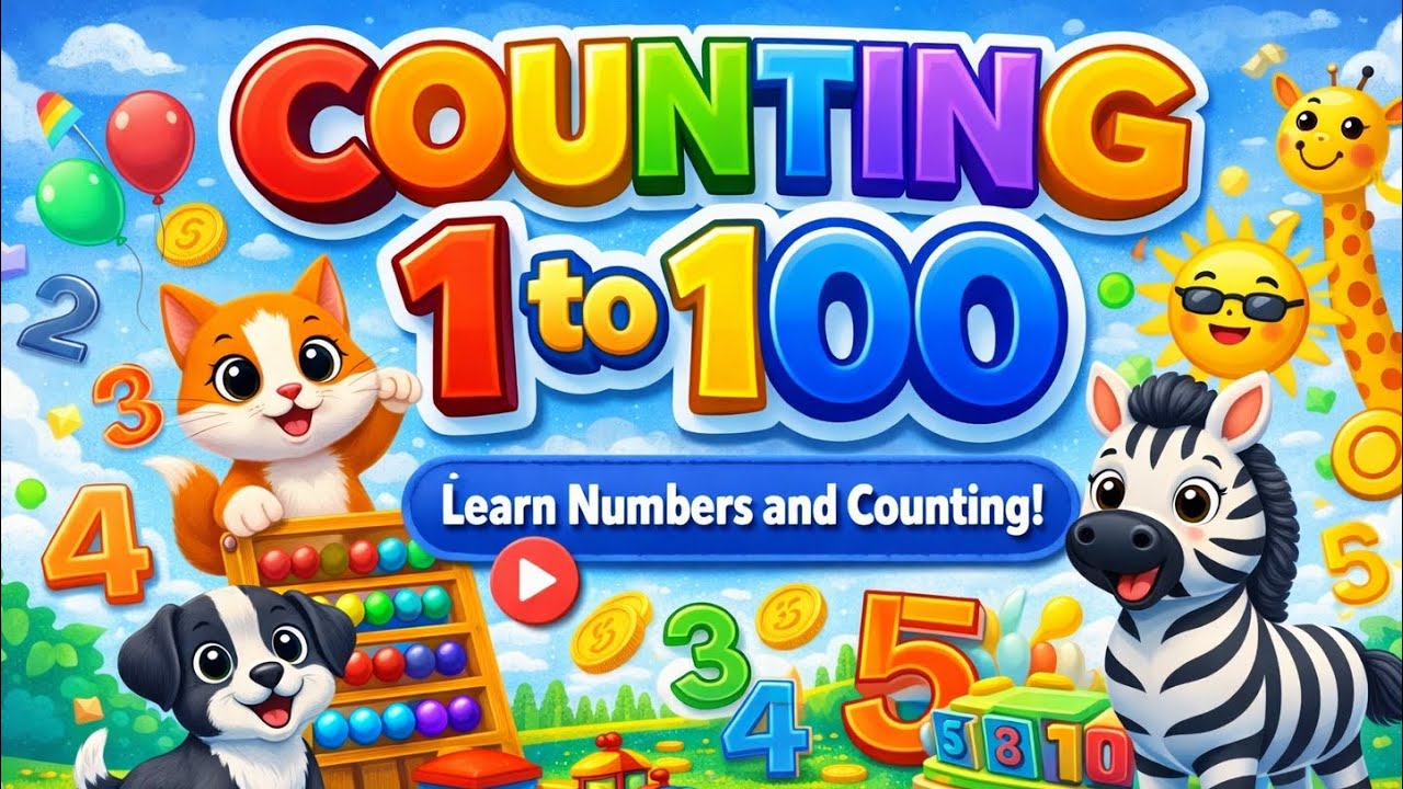 Learn Numbers 1 to 100 for Kids | Counting Song 1–100 | Little Learners ...