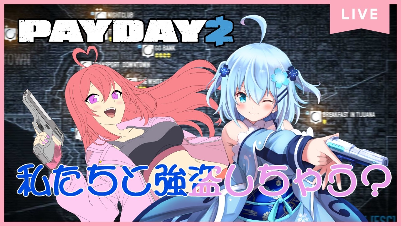 【#payday2 】強盗を本業でするゲームらしい?8【ゲームコラボ】【参加型】