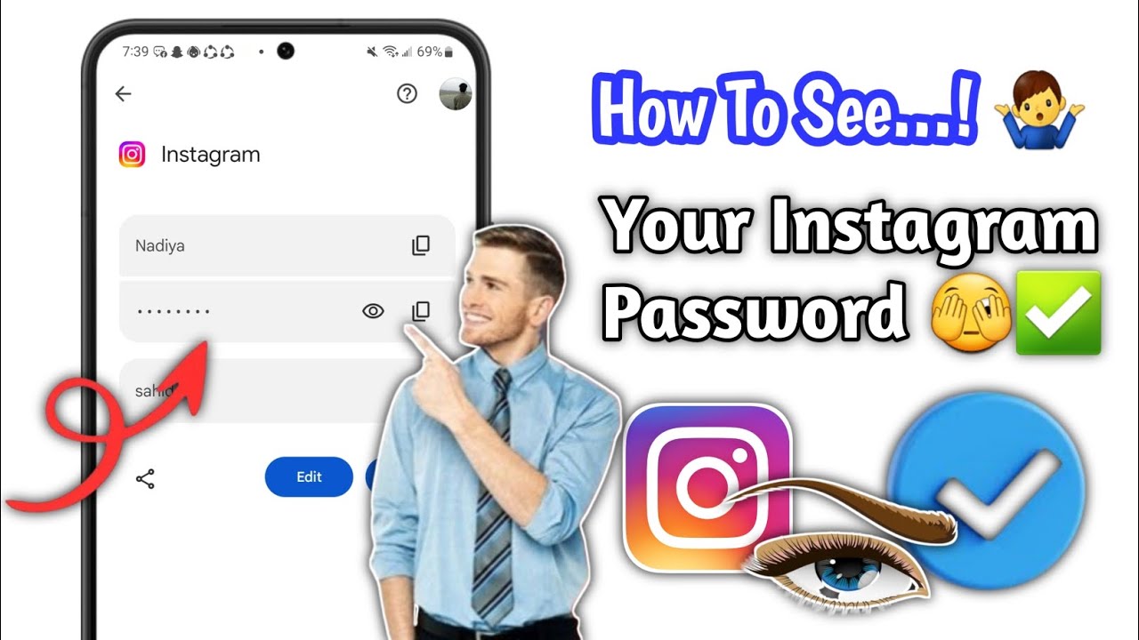How To See Your Instagram Password (2025). Instagram Password Showing in Android phone
