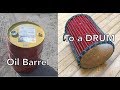 How to Make African Dunun (Sangban) Drum from Oil Barrel | Banbu