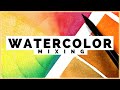 How to Mix Watercolors Like a PRO! Watercolor Painting for Beginners