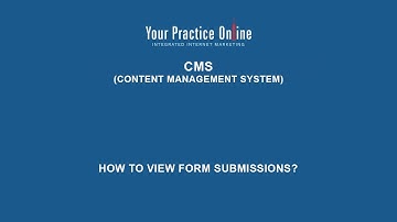 How to view Form Submissions