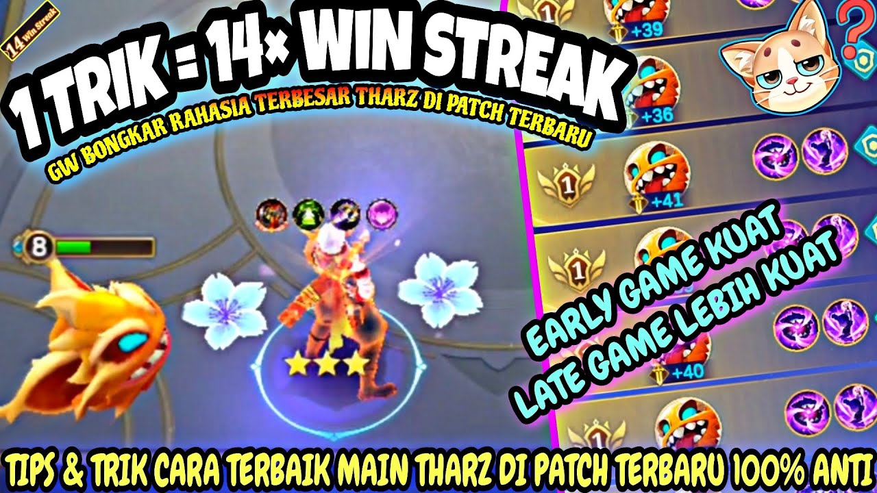 1 TRIK = 14× WIN STREAK !!! TUTORIAL CARA MAIN COMBO TERKUAT THARZ DI UPDATE TERBARU - MCGG