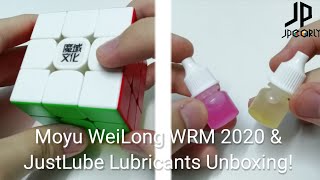 MoYu WeiLong WRM 2020 & JustLube Lubricants Unboxing! | jpearly.com