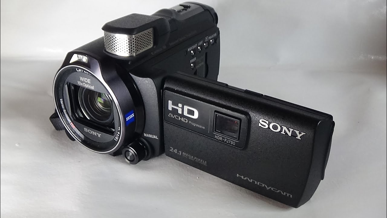 filmadora sony hdr-pj790 excelência em imagem e durabilidade