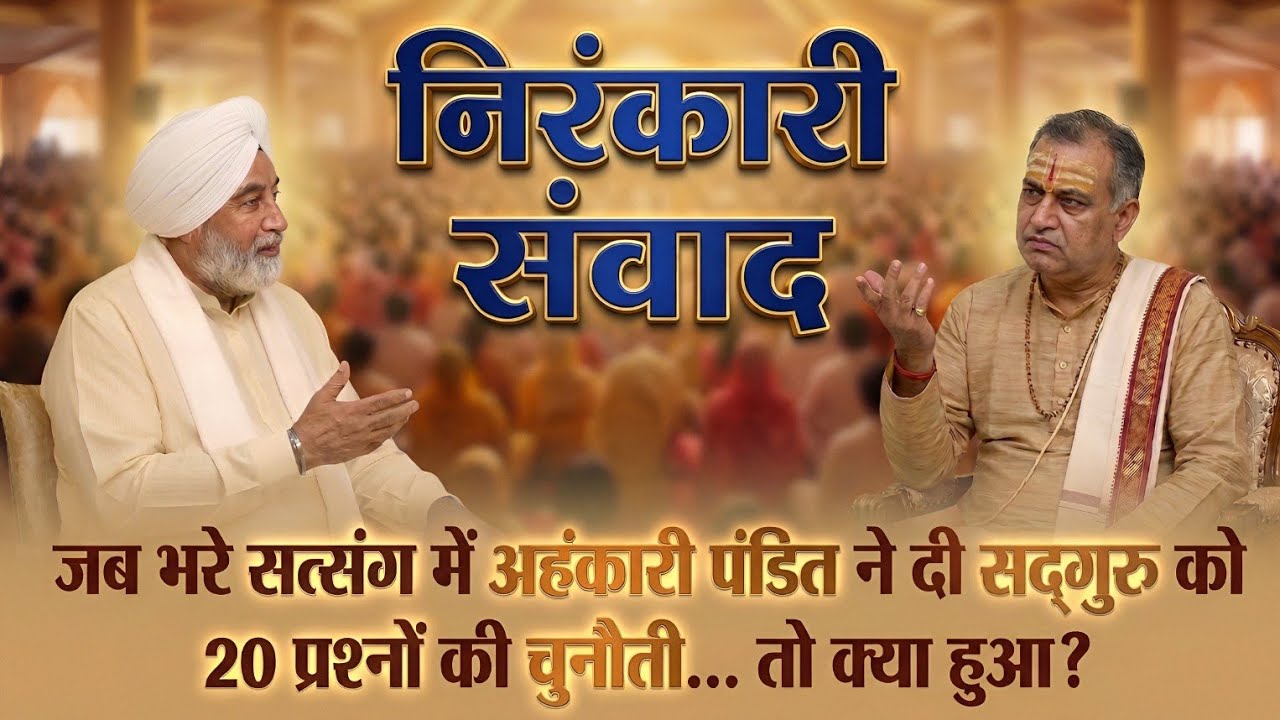 जब भरे सत्संग में अहंकारी पंडित ने दी सद्गुरु को 20 प्रश्नों की चुनौती | Nirankari Vichar 