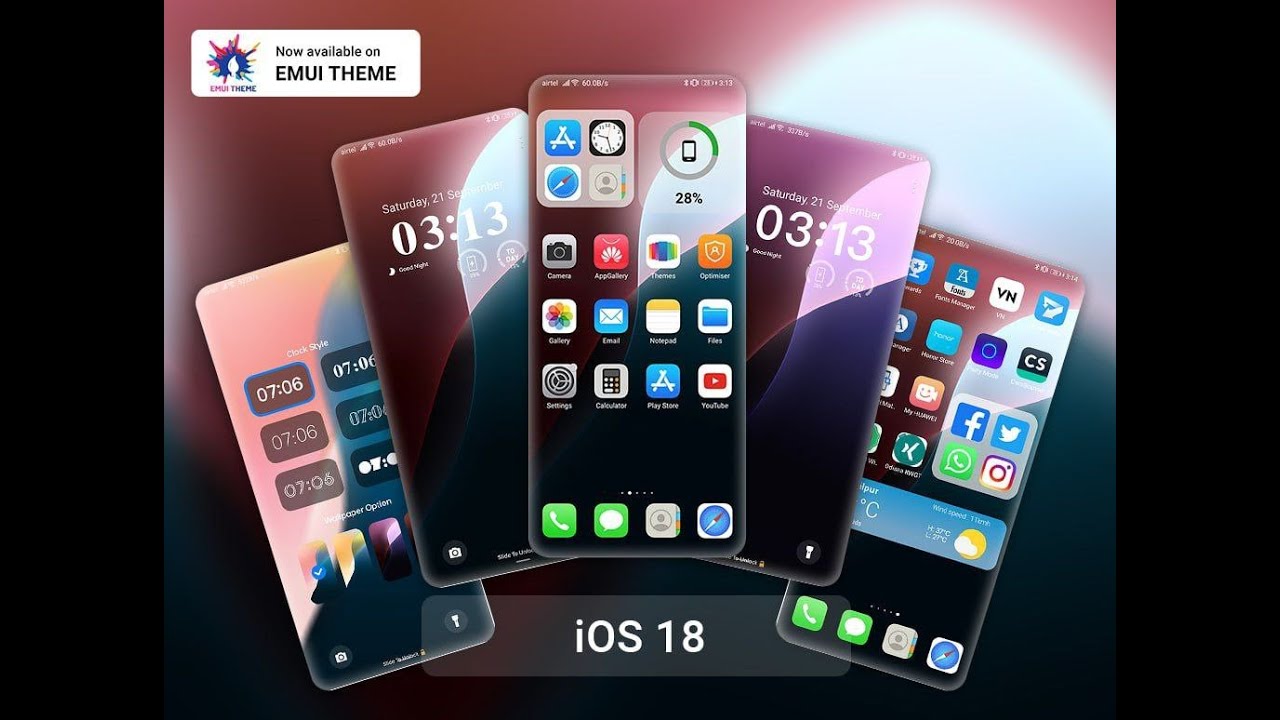 Best iOS 18 Dark Theme for EMUI & MagicUI, MagicOS: Unlock the iPhone Look on Android