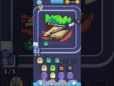 Pixel Flow level 1142 Solution Walkthrough