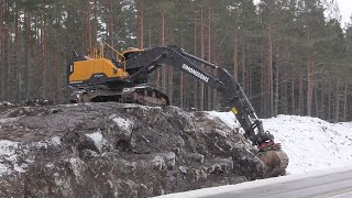 Volvo EC300E removing topsoil by swedengines 5,152 views 3 years ago 5 minutes, 23 seconds