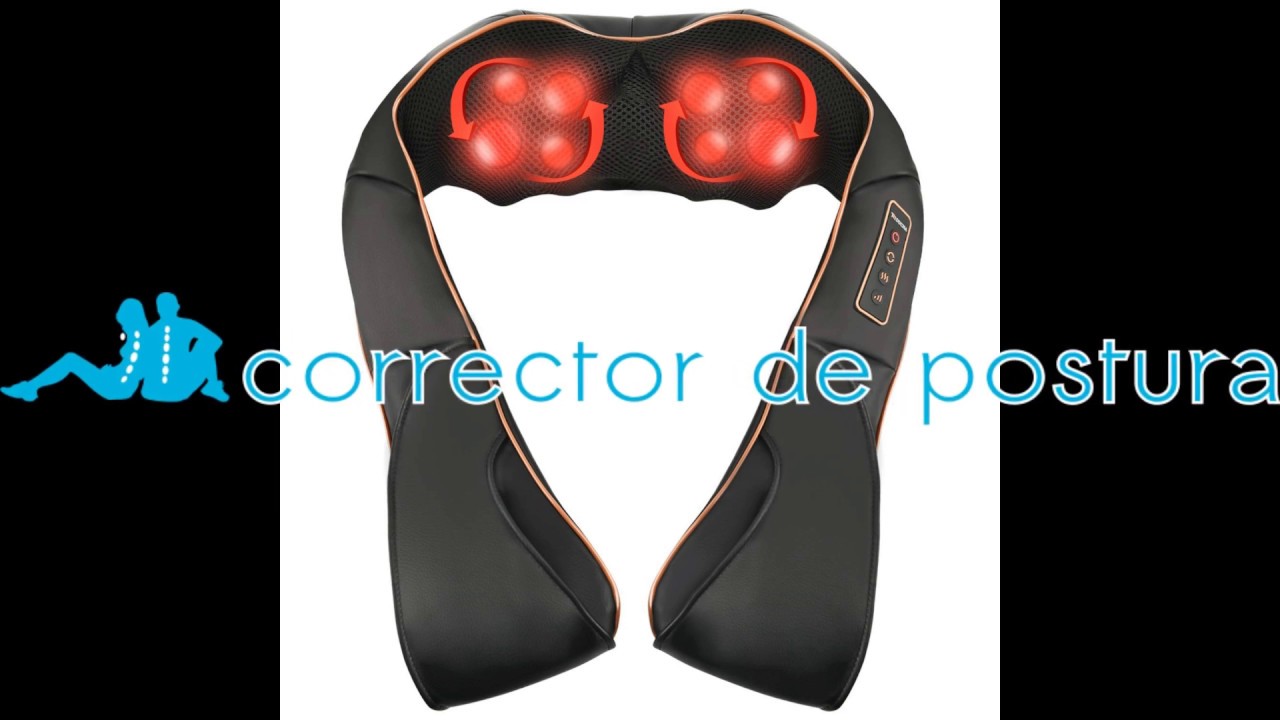 Masajeador con efector calor para las cervicales. Masajes Shiatsu. espaldarazo