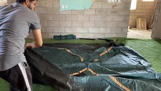 طريقة تركيب خيمة الرماية أربعة اشخاص وتصفيطها#الرماية