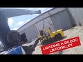 Loading A 20,000 LB Forklift