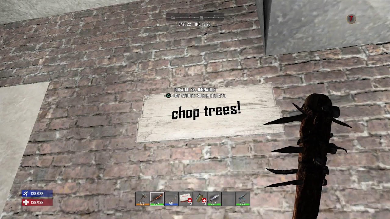 7 Days to Die - PS4 3rd horde night Garden of Eden short stream