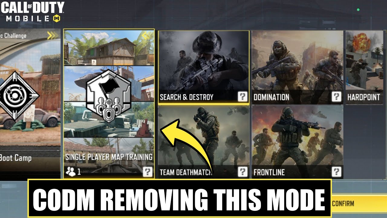 *NEW* Codm Secretly Removing Single Player MP Training Mode 👀 | Codm ...