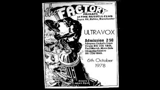 Ultravox - Blue Light (Audio Only) Manchester Russells (Factory) 6th October 1978