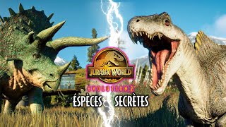 DÉCOUVERTE du DLC ÉSPÈCES SECRÈTES ! Stegoceratops, Spinoraptor, Spinoceratos, Ankylodocus...