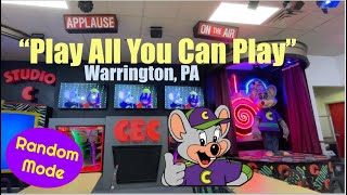 Play All You Can Play - Studio C Beta Animatronic Song Chuck E Cheese Warrington PA
#chuckecheese #animatronics #fivenightsatfreddys #fnaf A song thats definitely an advertisement for the All You Can Play arcade package!
This video was recorded at the Warrington, PA location in August 2023. Sadly, they stopped programming the Studio C animatronics in late 2022, so Chuck E. no longer sings and dances to the songs. The stage and animatronic were sadly removed from the location on 9/12/2023.
Fun Facts about this location:
-This stage is called Studio C Beta. It is one of many variations of the Studio C type of stage.
-This is the newest type of Chuck E. Cheese animatronic (which isnt saying much because it was invented in the late 1990s).
-Originally, the animatronic was intended to interact with characters on the screens to his right.
-The large blue screen behind the ticket blaster was originally designed to show live video feed of guests.
-In late 2022, Chuck E. Cheese corporate finally made the switch from CDs and floppy disks to WiFi-based programming for the shows. Unfortunately, Studio C animatronics had compatibility issues with this new programming, so they stopped programming these animatronics altogether. As a result, all Studio C animatronics are now perpetually in random mode and are not synced with the songs.
-For this video, I added the raw audio of the song.
The Chuck E. Cheese Avenger Era logo is from The World of Anything Fiction Wiki.
I do not own the rights to any music, brands, products, or characters shown.
Note: This video is marked as not made for kids because 1) The company is discontinuing use of the animatronics, 2) the animatronics currently appeal almost exclusively to adult fans, and 3) most YouTube channels with similar videos set them as not made for kids.
Disclaimer: Any brands, products, characters, and/or music mentioned in this video or description may not be made for the same audience as this video. Play All You Can Play - Studio C Beta Animatronic Song Chuck E Cheese Warrington PA