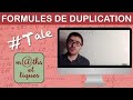 Appliquer les formules de duplication  terminale maths expertes