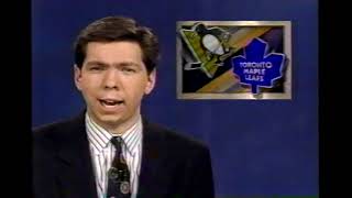 January 17 1991 Pittsburgh Penguins Toronto Maple Leafs Highlights