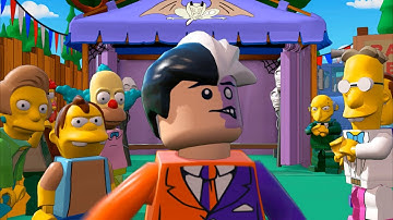 LEGO The Simpsons Two-Face Replaces Homer in All Cut Scenes LEGO Dimensions Level Pack MODS
