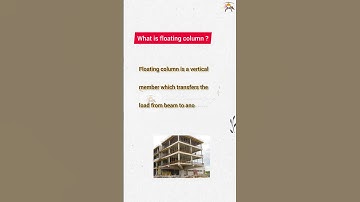 What is floating column, #construction #reinforcedconcrete #concreteconstruction #buildingmaterial