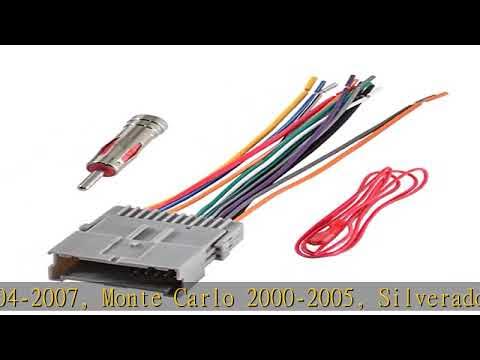 RED WOLF Car Radio Stereo Wiring Harness W/Antenna Adapter Connector