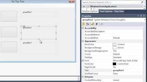 Tic Tac Toe Game Development in C# Lecture 1