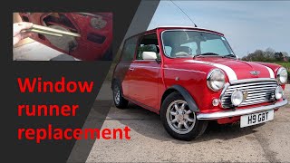 Famous How to replace your classic Mini window runner. 1997 Rover Mini Cooper MPI Wealth
