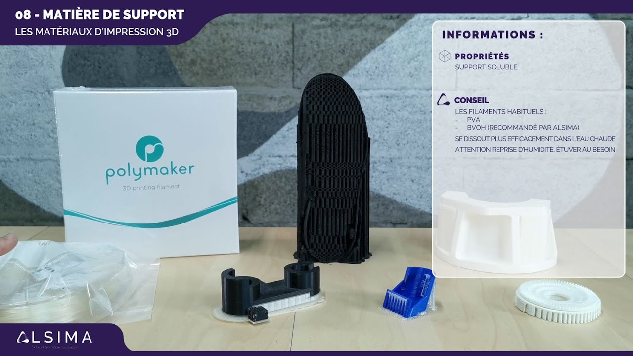 Les matériaux d'impression 3D – Supports 