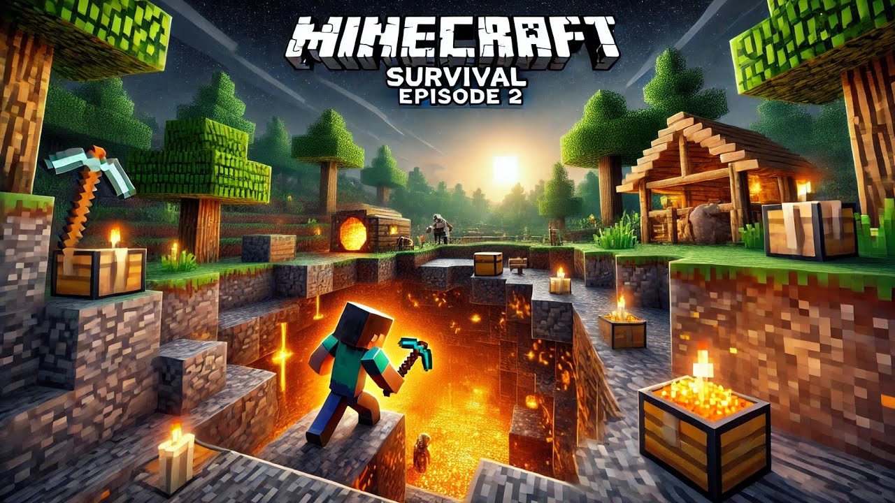 Minecraft survival episode 2 - YouTube