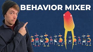 Use Cavalry's Behavior Mixer to make dynamic procedural animation!