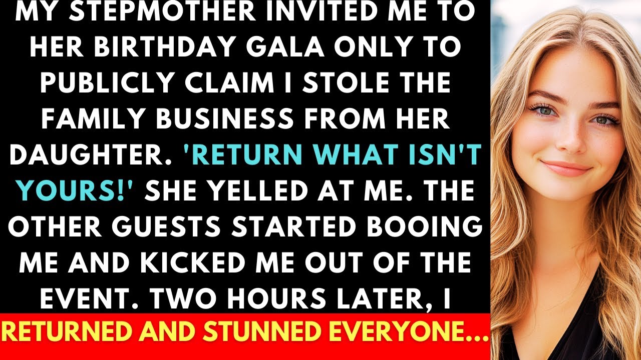 Stepmother Invited Me To Her Birthday Only To Claim I Stole The Family Business From Her Daughter.