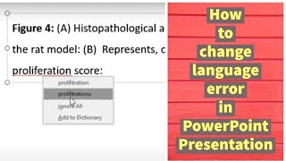 Unlock the Secret to Fixing Spelling Errors and Language Error Instantly in PowerPoint Presentations
