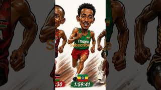 The Uganda golden Jacob Kiplimo finishes third in the men's London Marathon